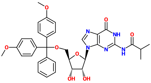 MC080631 5'-O-DMT-N2-isobutyrylguanosine (图片) MC080631 5'-O-DMT-N2-isobutyrylguanosine